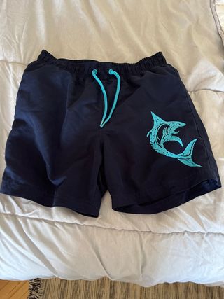 Bañador niño azul tiburón