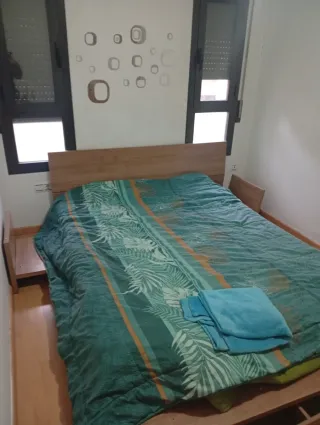 Cama 2 plazas sin colchón