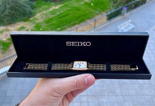 Reloj Seiko Galaxy Tank Vintage GOLD *Año 1996*