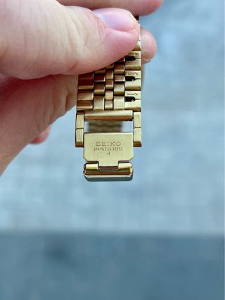 Reloj Seiko Galaxy Tank Vintage GOLD *Año 1996*