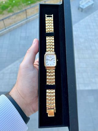 Reloj Seiko Galaxy Tank Vintage GOLD *Año 1996*