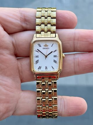 Reloj Seiko Galaxy Tank Vintage GOLD *Año 1996*