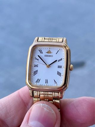 Reloj Seiko Galaxy Tank Vintage GOLD *Año 1996*