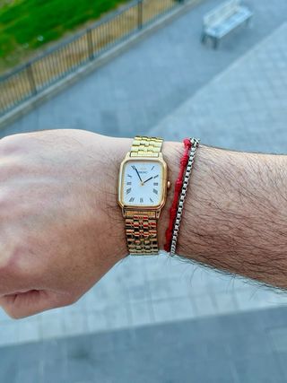 Reloj Seiko Galaxy Tank Vintage GOLD *Año 1996*