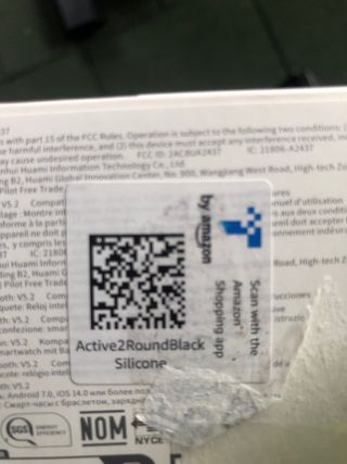 Amazfit Active 2 Smartwatch Negro/Plata