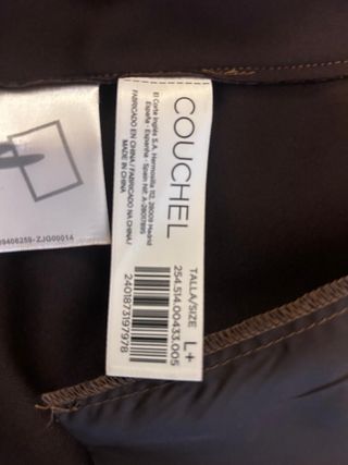 Chaqueta antelina mujer bordada Talla L+