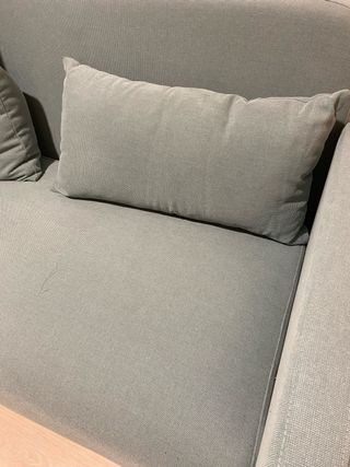 Sofá Cama 2 Plazas Verde Tela