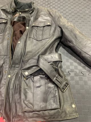 Chaqueta de piel Helston's Moto