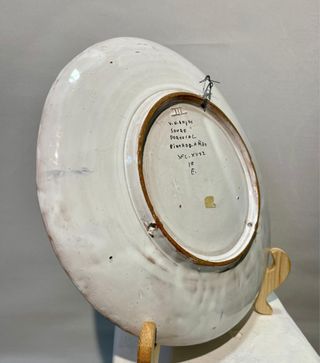 ANTIGUO PLATO DE CERÁMICA PORTUGUESA.