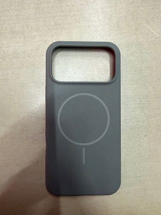 Cover iPhone 17 pro max MagSafe Grigio