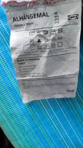 Funda Nórdica Ikea 150x200cm a cuadros