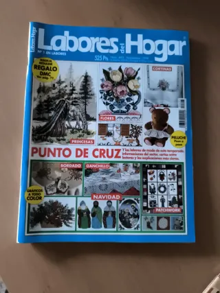 Labores del hogar, punto de cruz
