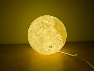 Lámpara Luna 3D USB