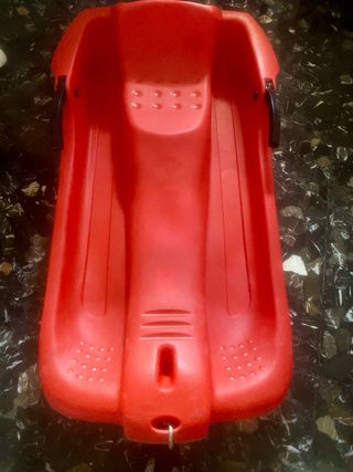 Trineo Nieve Decathlon Rojo