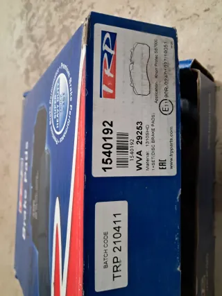 Pastillas de freno TRP Iveco 1540192