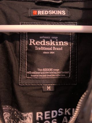 Chaqueta Cuero Redskins W15 PALCO negra