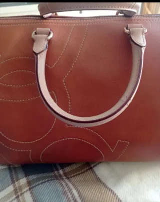 Bolso Purificación García Camel Naranja