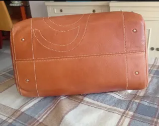 Bolso Purificación García Camel Naranja