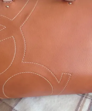 Bolso Purificación García Camel Naranja