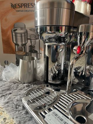 Cafetera Nespresso Vertuo Creatista Acero Inoxidab