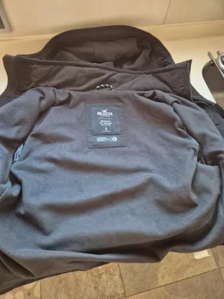 Chaqueta Hollister Hombre Negra