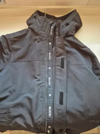 Chaqueta Hollister Hombre Negra