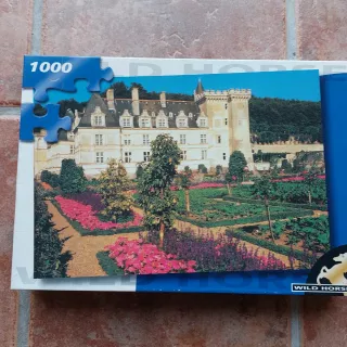 Puzzle 1000 piezas Castillo Jardín