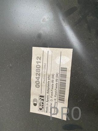 Aleta Ford fiesta MK3 428012 nuevo