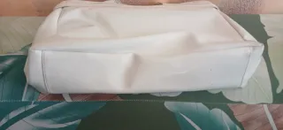 Borsa Armani bianca lucida