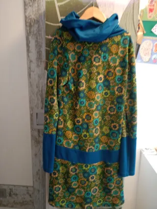 Vestido hippie estampado floral