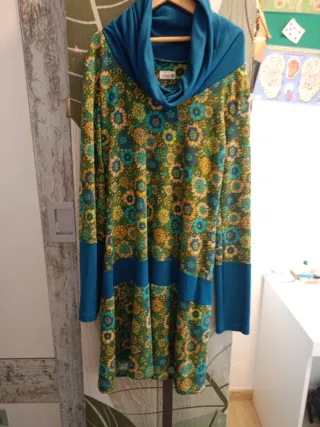 Vestido hippie estampado floral