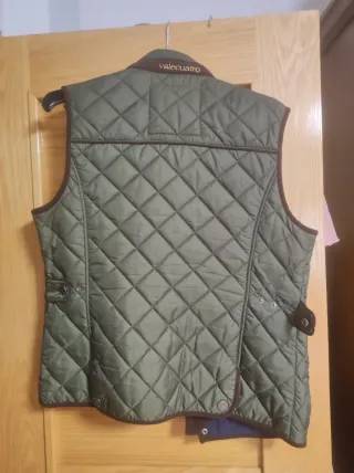 Chaleco acolchado verde para chico