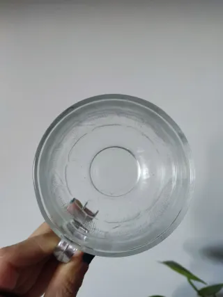 Conjunto 7 Chávenas Arcoroc Fleur Vidro com relevo