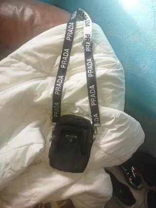 Bolso Prada Negro Hombre