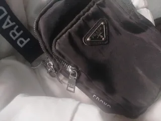 Bolso Prada Negro Hombre