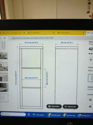 Estantería Kallax Ikea Blanca