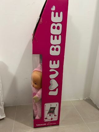 Muñeca con carrito Love Bebe