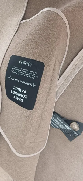 PULL&BEAR Cappotto Uomo Beige Taglia XL