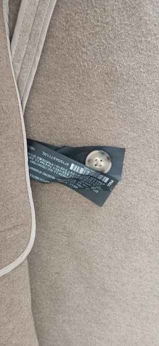 PULL&BEAR Cappotto Uomo Beige Taglia XL