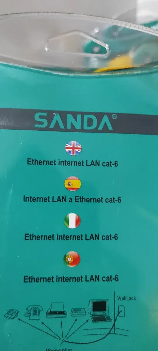 Cable  Internet LAN Cat-6 5M A ESTRENAR