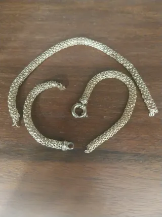 Collar oro 333 (8 k), peso 18 gramos, defectuoso