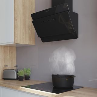 Campana decorativa Bolero Flux DT608000 Glass BlaK