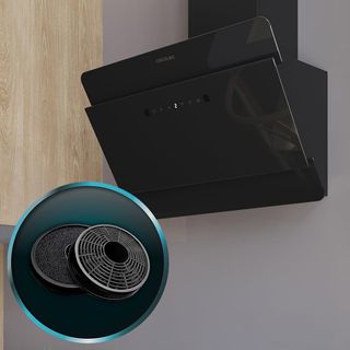 Campana decorativa Bolero Flux DT608000 Glass BlaK