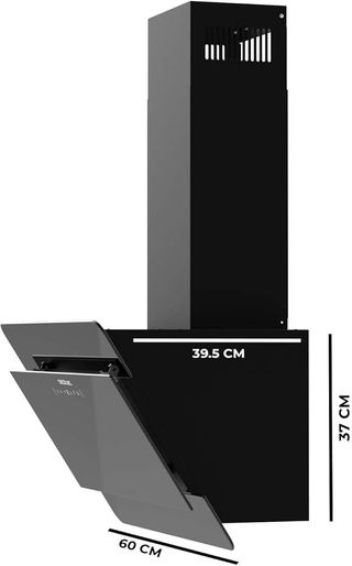 Campana decorativa Bolero Flux DT608000 Glass BlaK