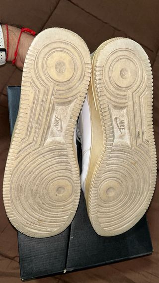 Nike Air Force 1 Mid Blancas Beige