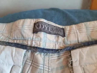 Pantalón corto a cuadros