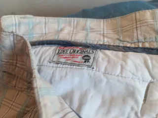 Pantalón corto a cuadros