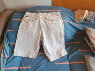 Pantalón corto a cuadros