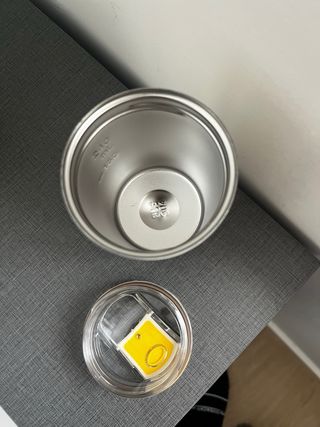 Copo térmico Smeg bege