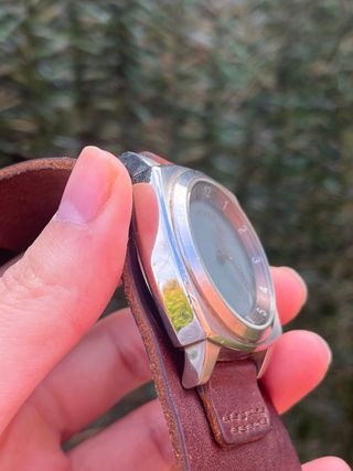 Reloj Fossil Big Tic Correa Cuero Marrón